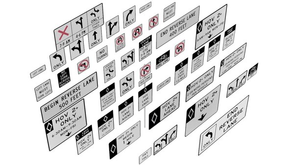 Collection Traffic Signs SketchUp Models for Download | TurboSquid