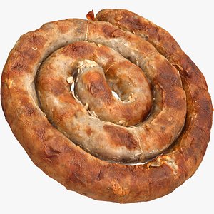 Homemade sausage 3D model