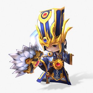 Three Kingdoms - Zhuge Liang 3D model