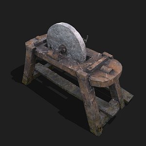 3D model Medieval Grindstone