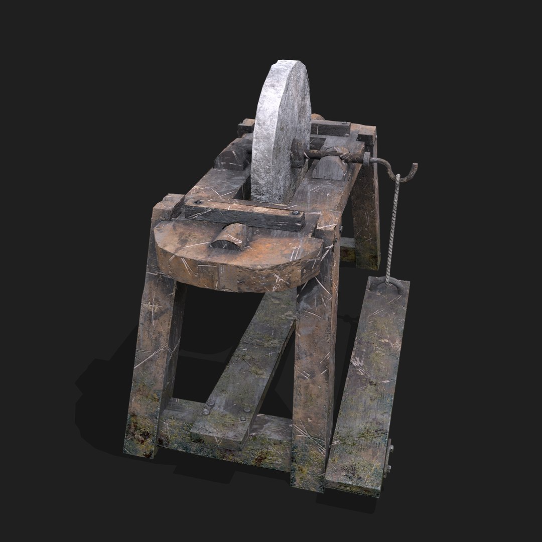 3D Model Medieval Grindstone - TurboSquid 1748340
