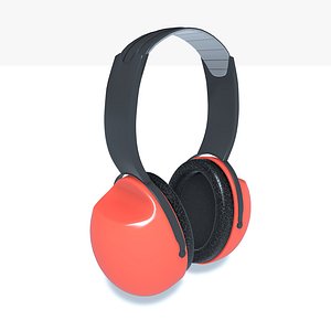 construction headphones v2 3D model