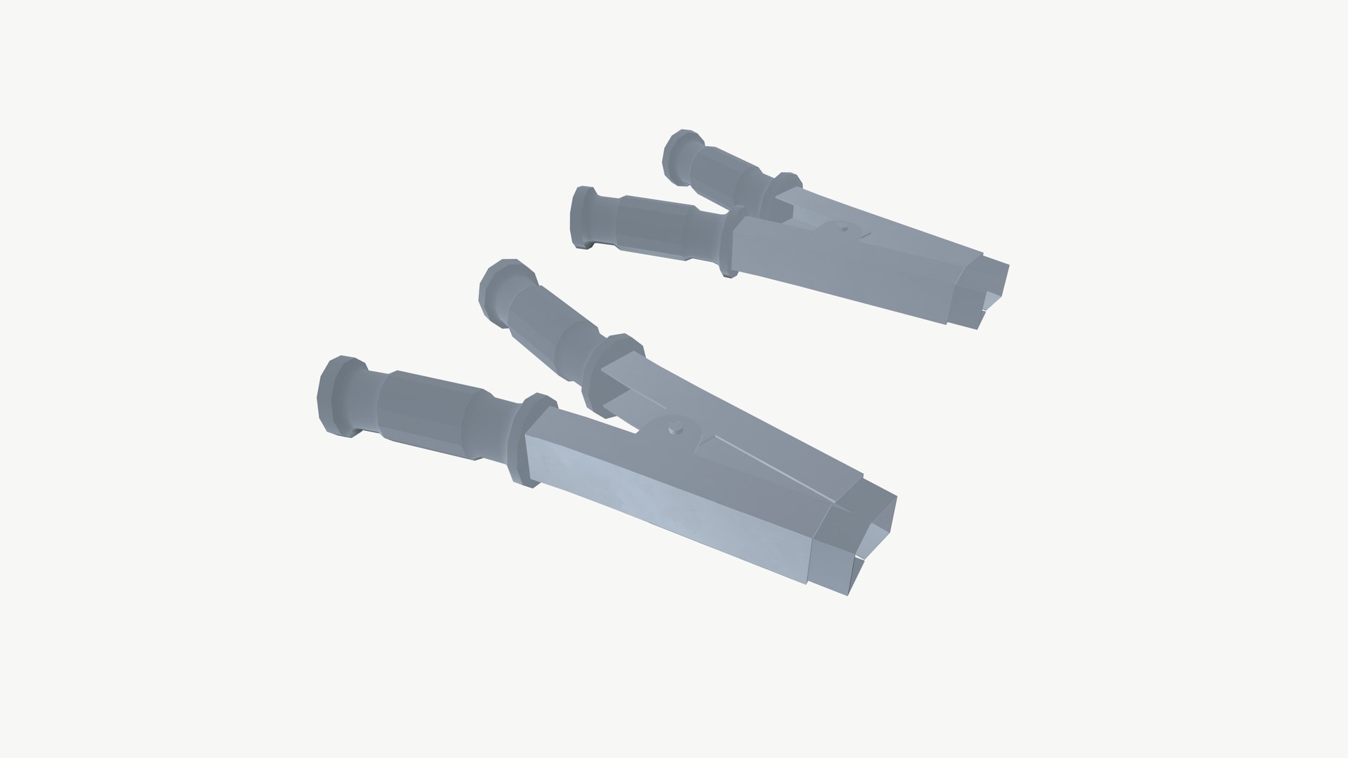 3D crocodile clamp model https://p.turbosquid.com/ts-thumb/8m/kLQHWN/Ty/shader_001/jpg/1740569257/1920x1080/fit_q87/f20f000e11e97f400ae1e769c5169efa6640bb7f/shader_001.jpg