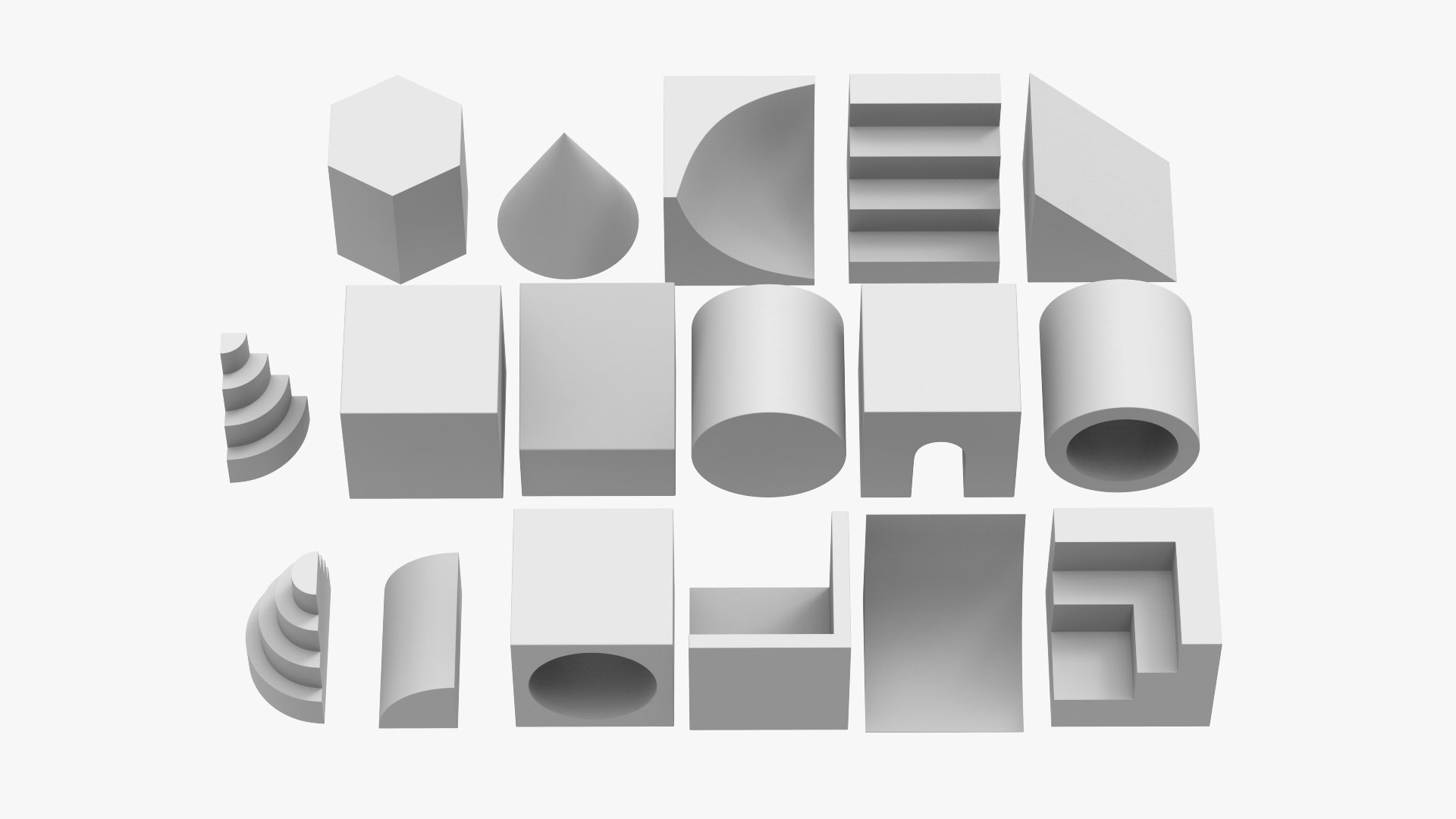 3D Geometry Pieces Collection - TurboSquid 2057767