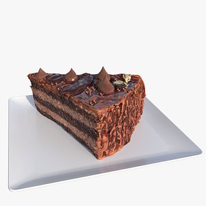 3D Chocolate Fude Cheese Cake