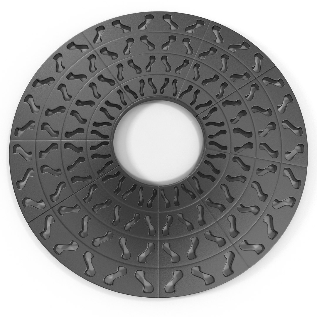 Tree Grate 2 3D model preview