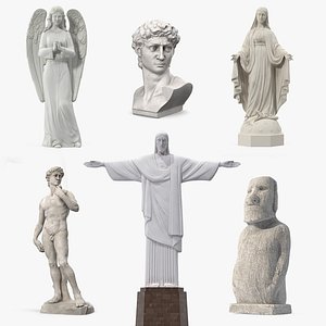 Stone Statues Collection 5
