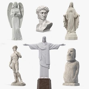 Stone Statues Collection 5