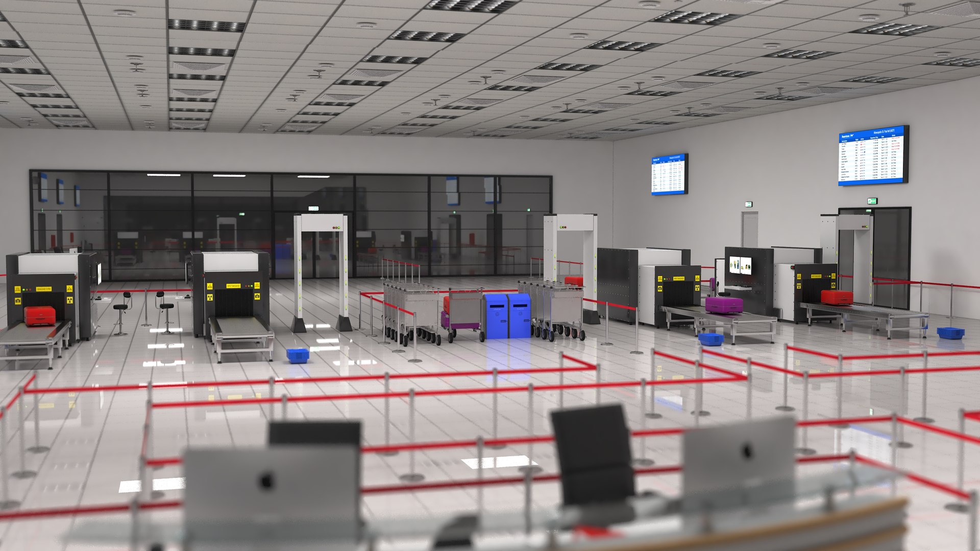 3D model Airport Interior Collection 3 https://p.turbosquid.com/ts-thumb/8m/rlS3gO/e6/detailedairportsecuritycheckpoint4/jpg/1740149290/1920x1080/fit_q87/2515abb21111bb9192e49b34590eb4ab9241eab3/detailedairportsecuritycheckpoint4.jpg