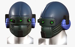 gas mask helmet model