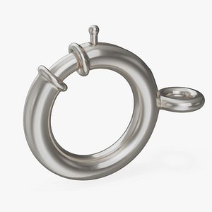 Silver Spring Ring Bracelet Clasp