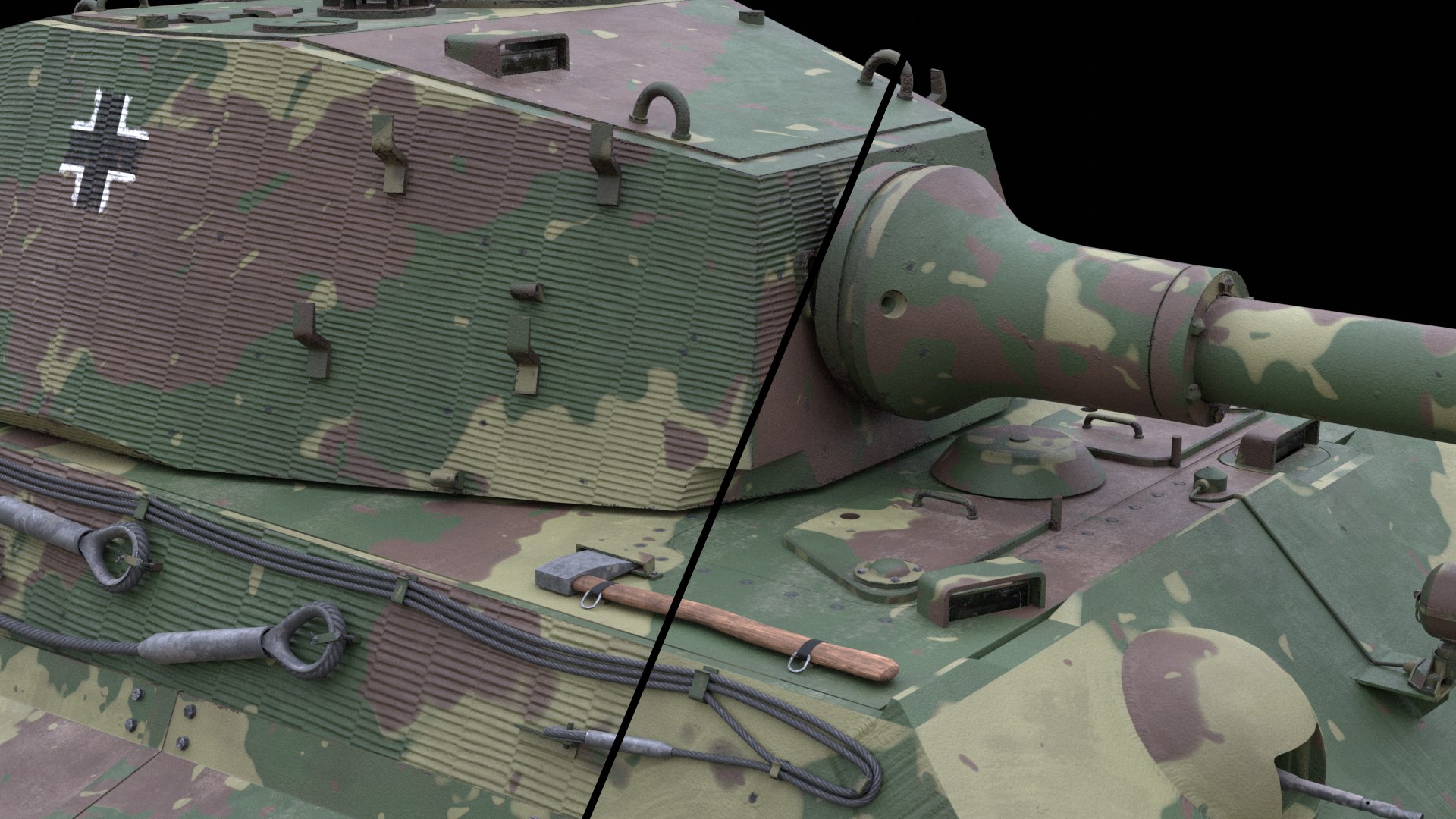 3D Panzerkampfwagen VI Ausf B Tiger II - TurboSquid 1771148