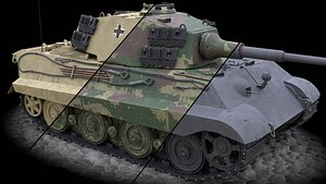 3D Panzerkampfwagen VI Ausf B Tiger II