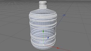 free c4d model water bootle