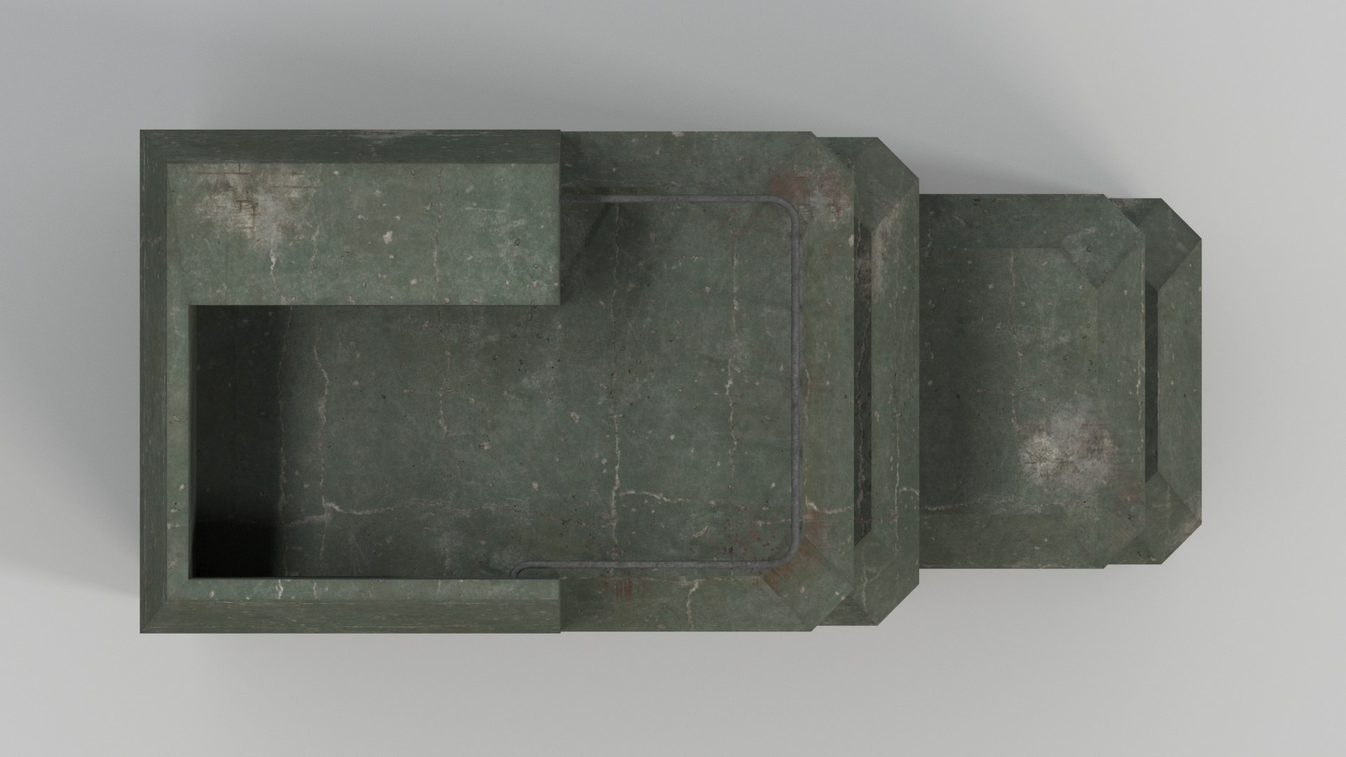 Low Poly Bunker 3D Model - TurboSquid 1877638