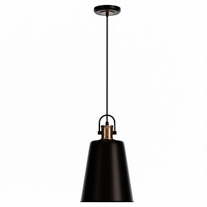 3D Black Orpheus Modern Pendant model