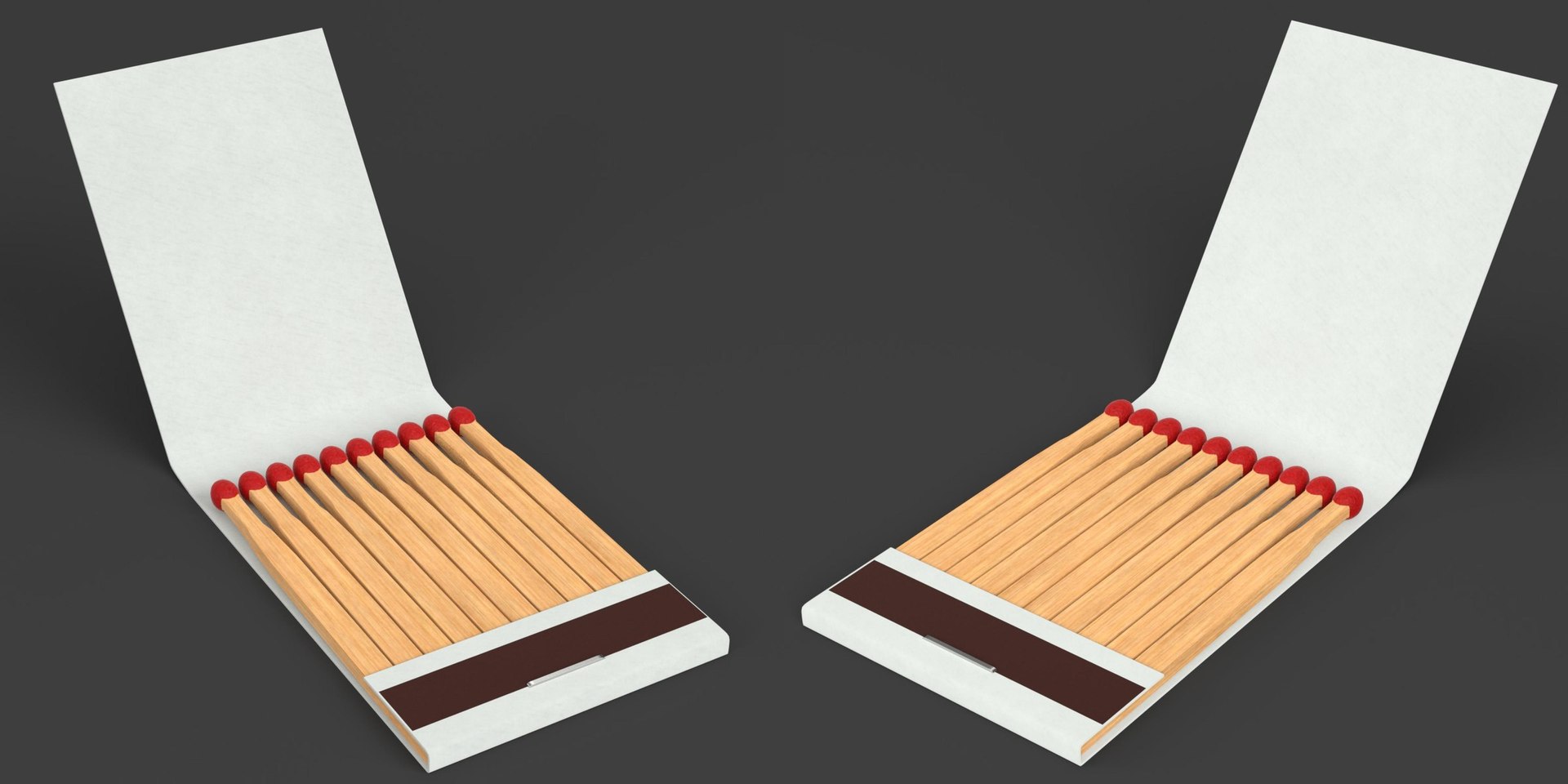 Book Matches 3D Model - TurboSquid 1467301
