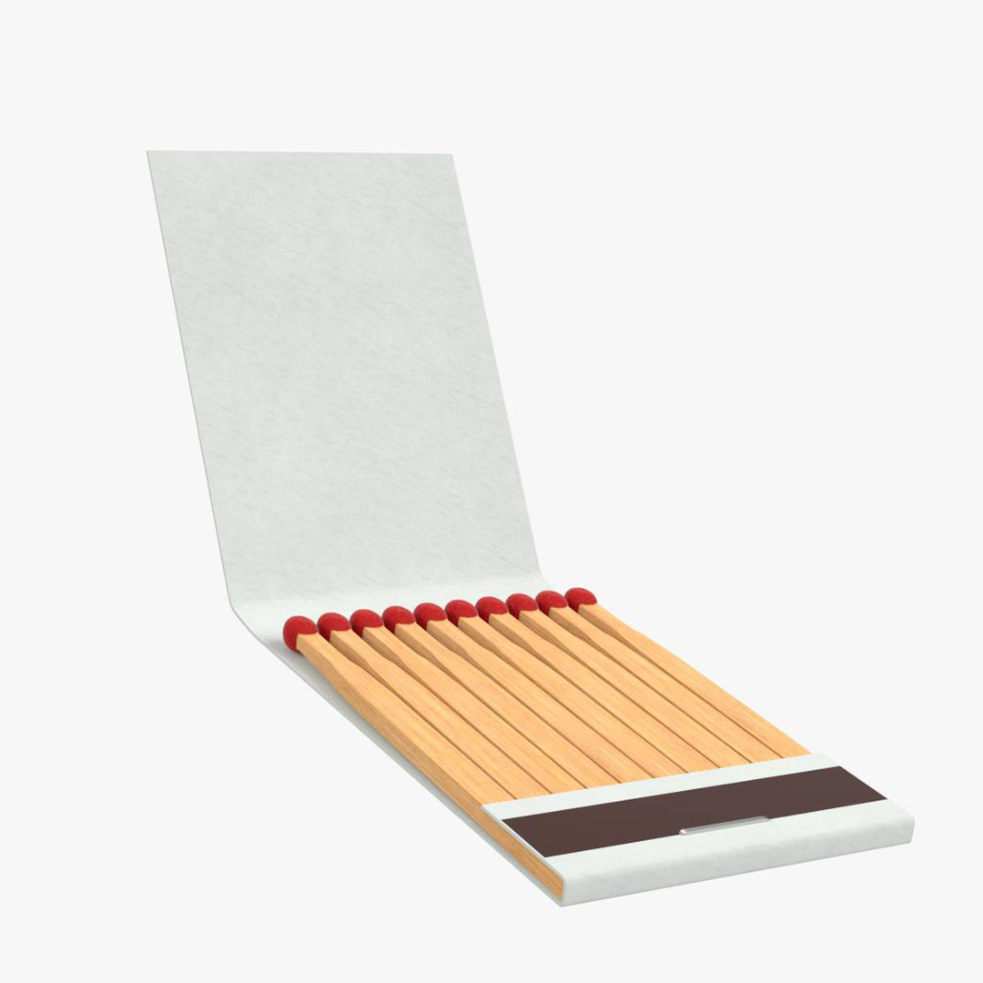 Book Matches 3D Model - TurboSquid 1467301