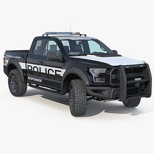 Ford F-150 Raptor Police Interceptor Unit Rigged