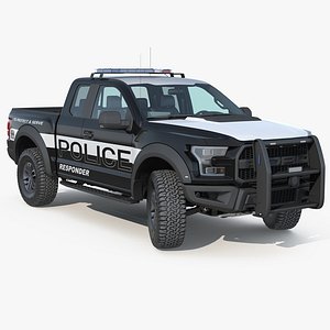 Ford F-150 Raptor Police Interceptor Unit Rigged