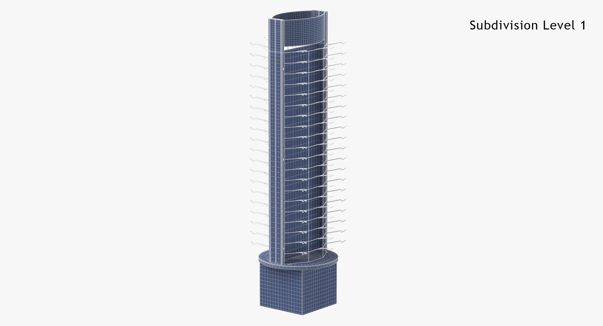 Spinning Rack Type 02 3D model - TurboSquid 2003418