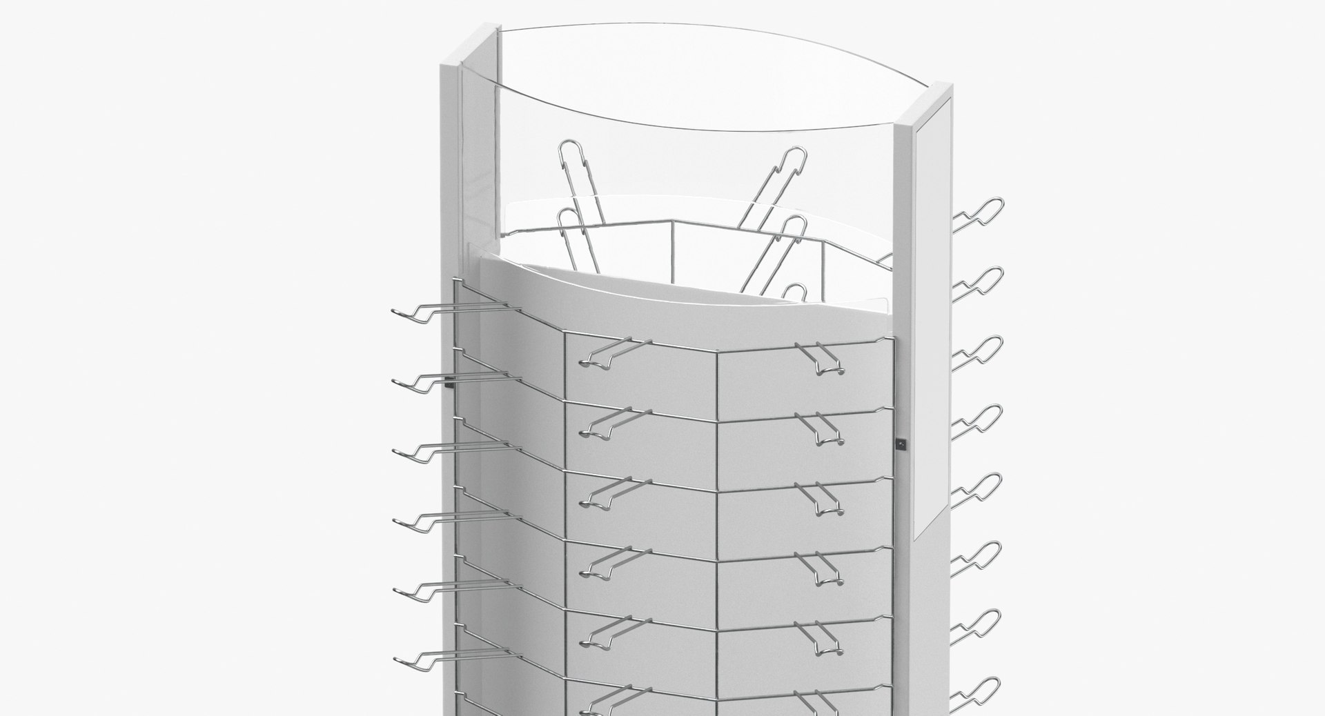 Spinning Rack Type 02 3D model - TurboSquid 2003418