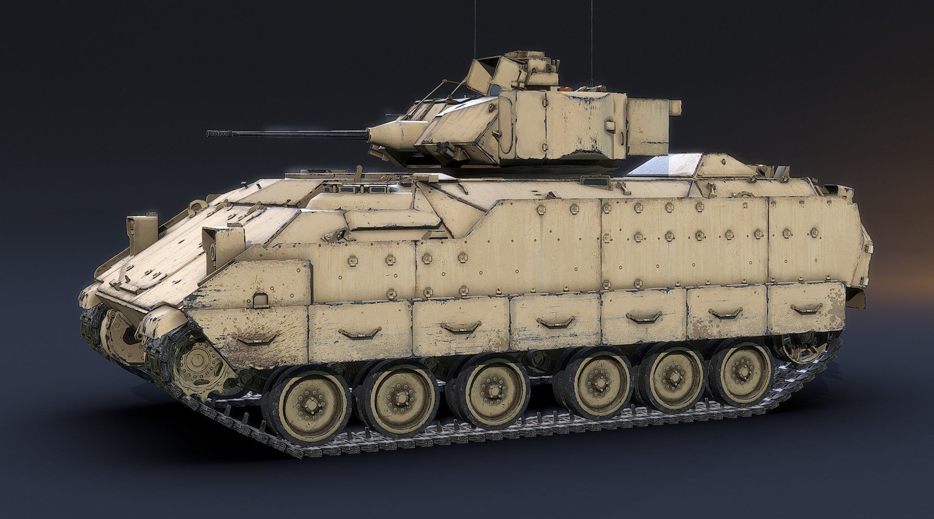 3d Model Infantry M2a2 Bradley - Turbosquid 1299447