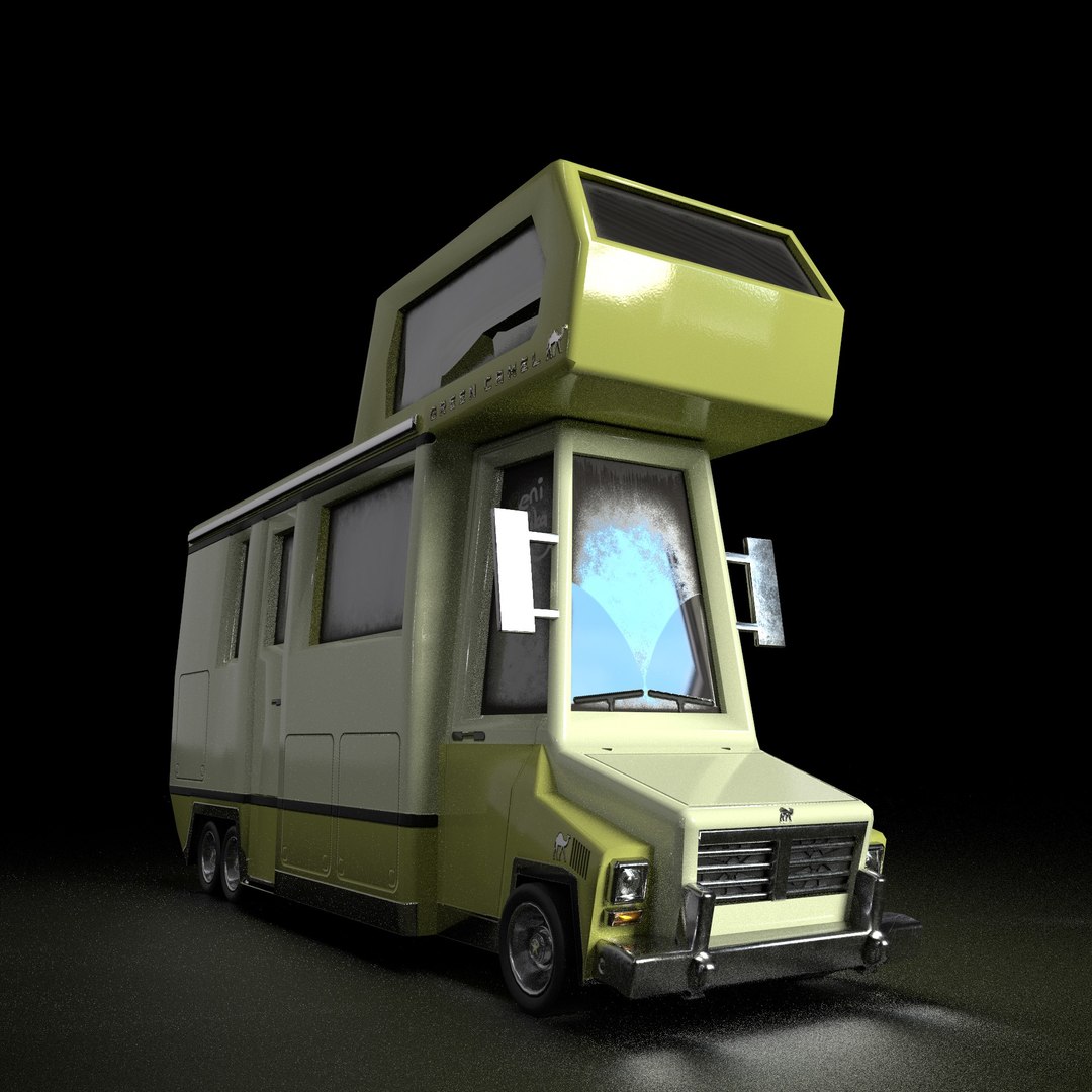 3D Caravan Cartoon Toon Model - TurboSquid 1707614