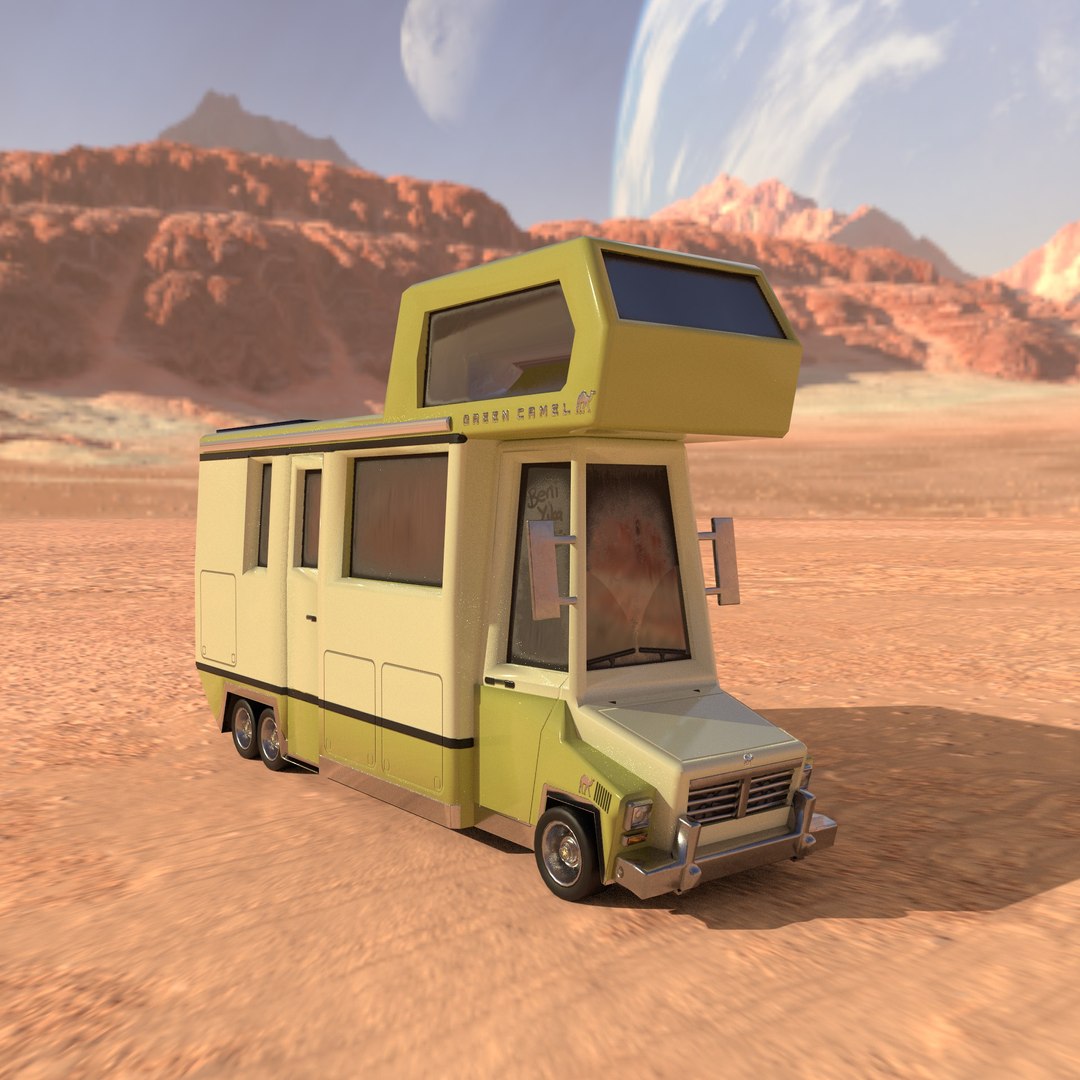 3D Caravan Cartoon Toon Model - TurboSquid 1707614