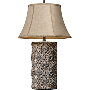 3D Aged Bronze Arabic Oriental Nightstand bedside Table Lamp 3D model