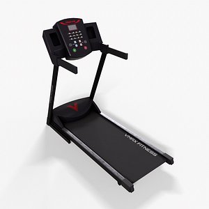PBR Gym Treadmill Fitness B 3D model