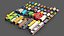 Fahrzeugpaket Low-Poly