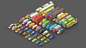 Vehicle Pack Low- Poly