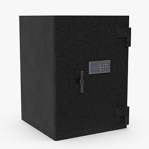 Safe with Electronic Keypad 3D model