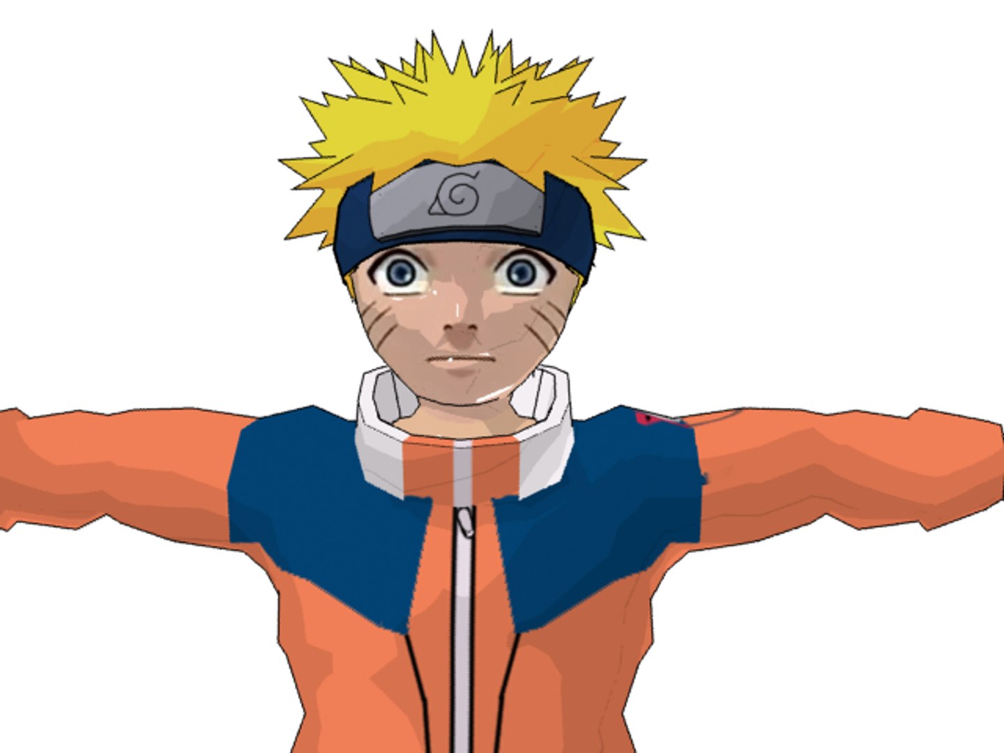 Naruto Uzumaki Anime 3d Max