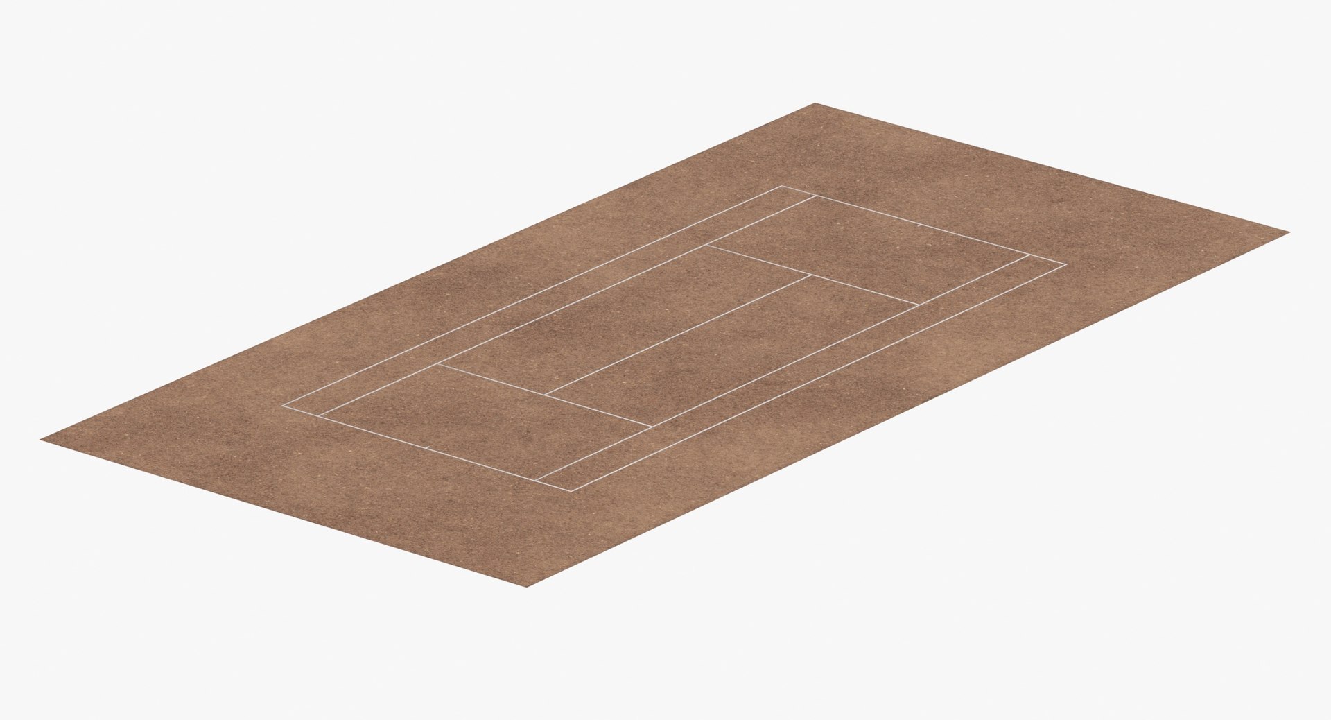 Tennis Clay Surface 3D Model TurboSquid 1530092