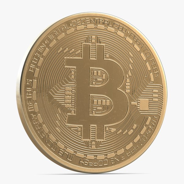 3D Bitcoin 3 model