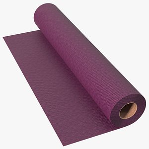 3D Fabric Roll Purple