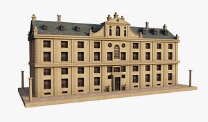 Classic Building v2 3D model