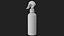 Vaporisateur Aluminium avec Spray Top Blanc 150 ml