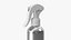 Vaporisateur Aluminium avec Spray Top Blanc 150 ml