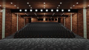 3D Congress Concert and Event Hall model