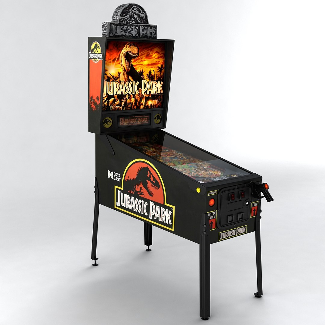 ジュラシックパーク ピンボール パネル アメリカ 3d Model Pinball