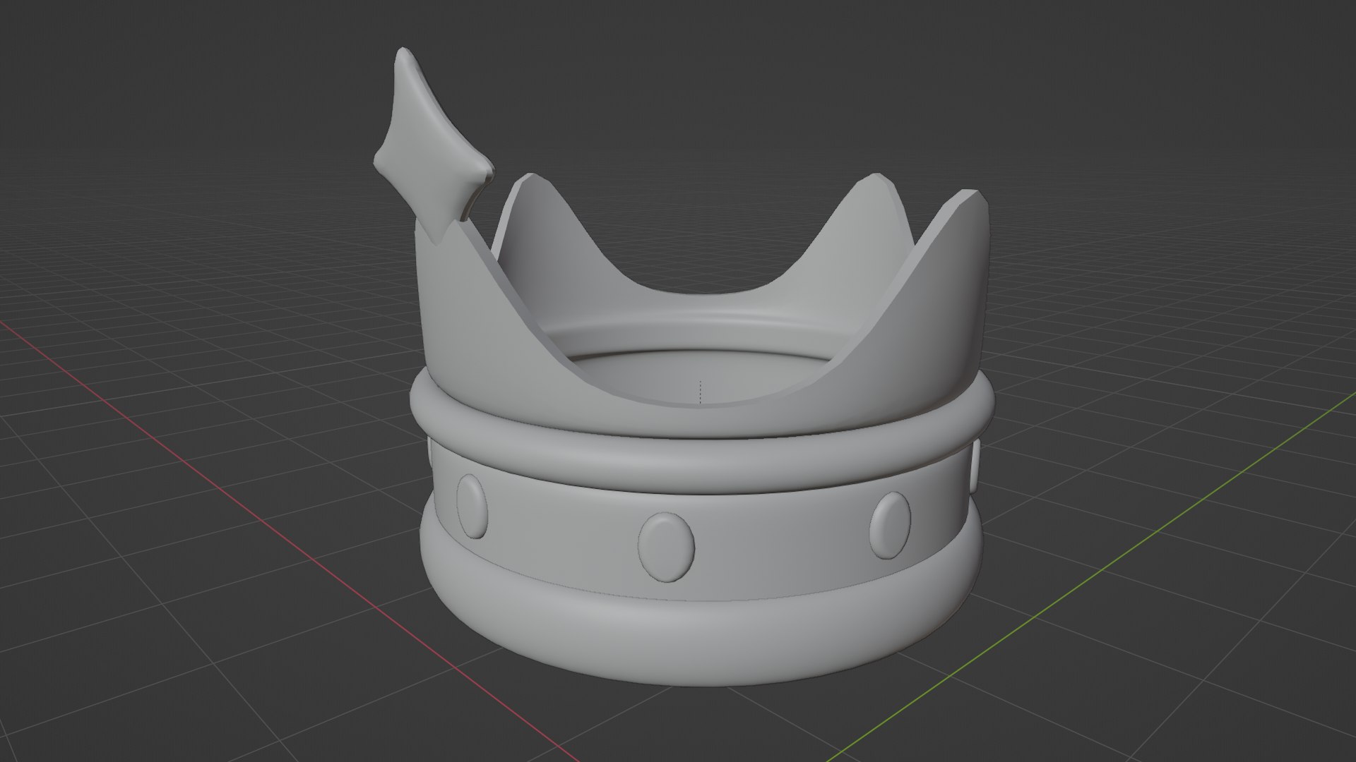 Low Poly Crown 3D Model - TurboSquid 2187488