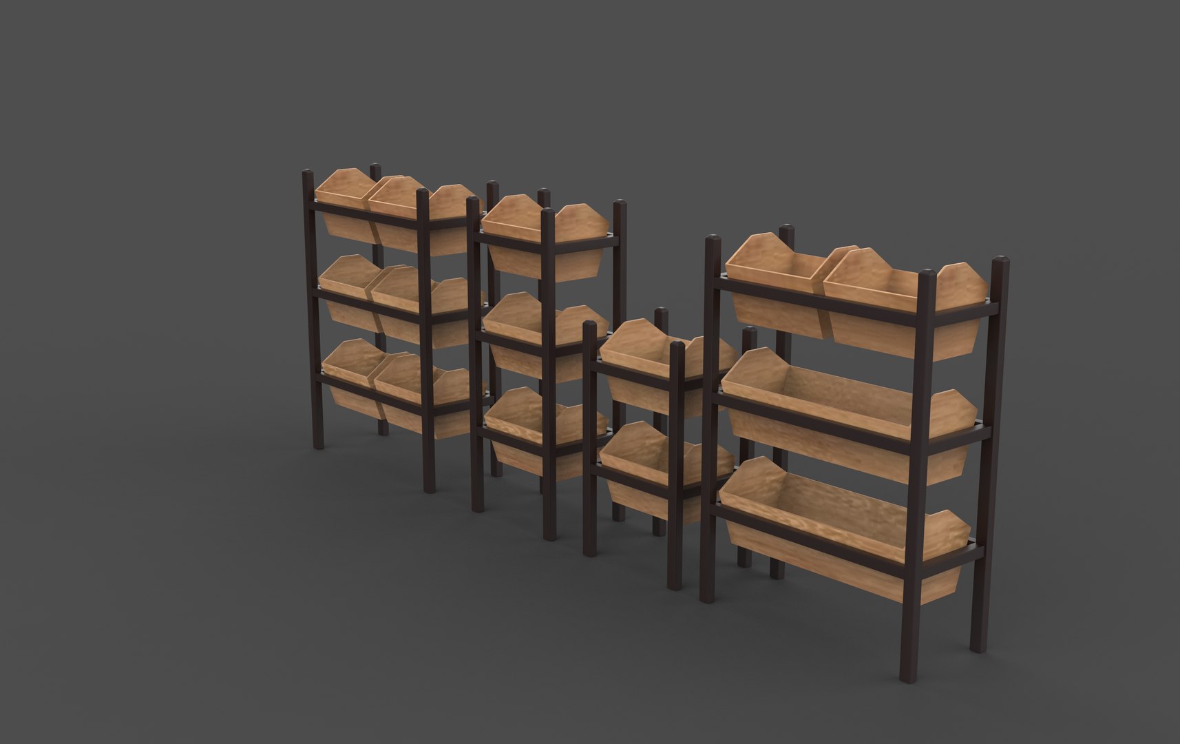 3D Bakery display shelves 3D model https://p.turbosquid.com/ts-thumb/8n/gUVtNp/N8/bakerydisplayshelvestexture.3346/jpg/1759852516/1920x1080/fit_q87/1bfe0dd89f73064349d6140b45acc61fcfed1447/bakerydisplayshelvestexture.3346.jpg