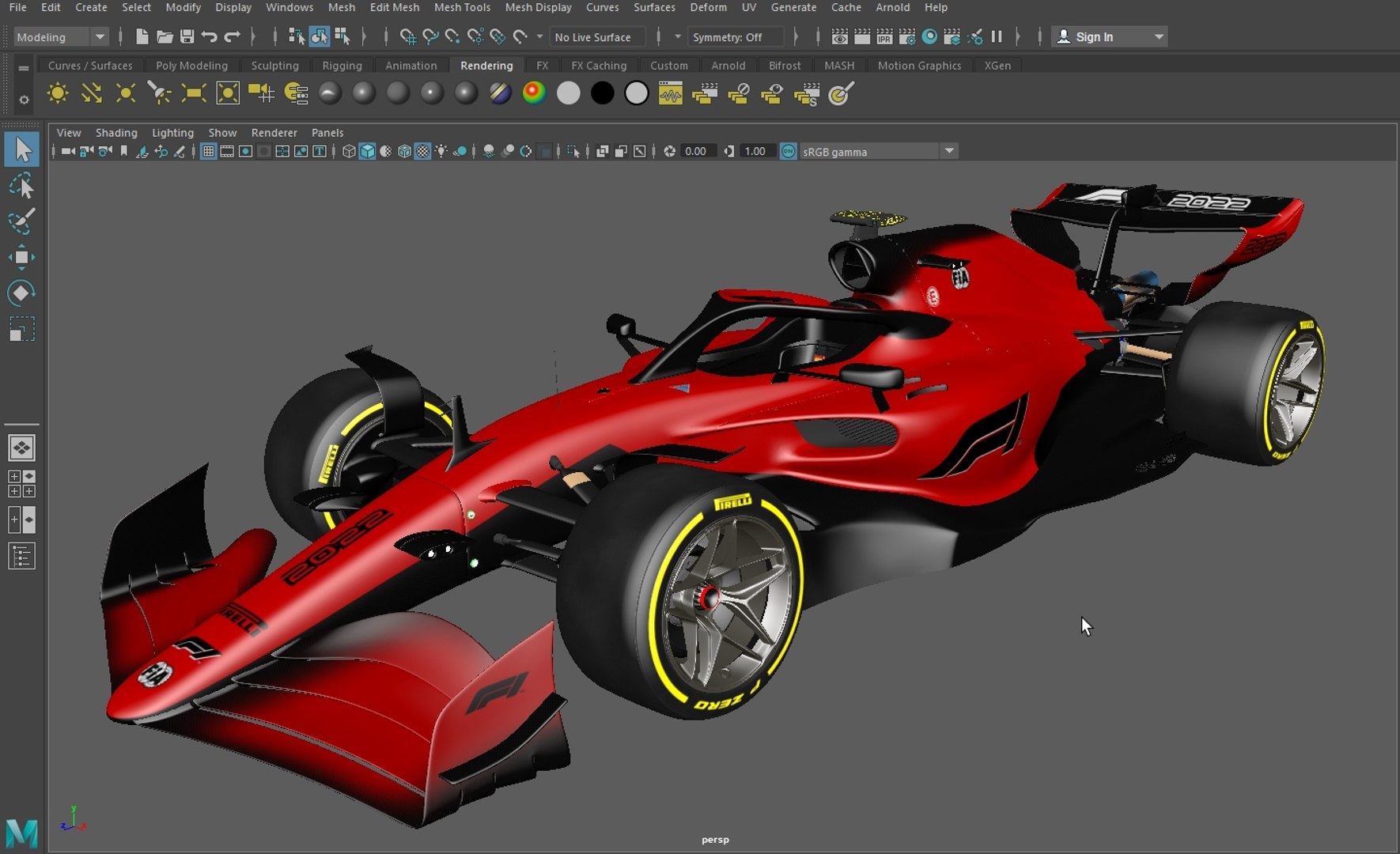 F1 Concept 2022 Template 3D model - TurboSquid 1812446