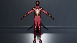 3D The Iron Spider suit low-poly