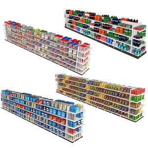 Supermarket Shelving Collection 4