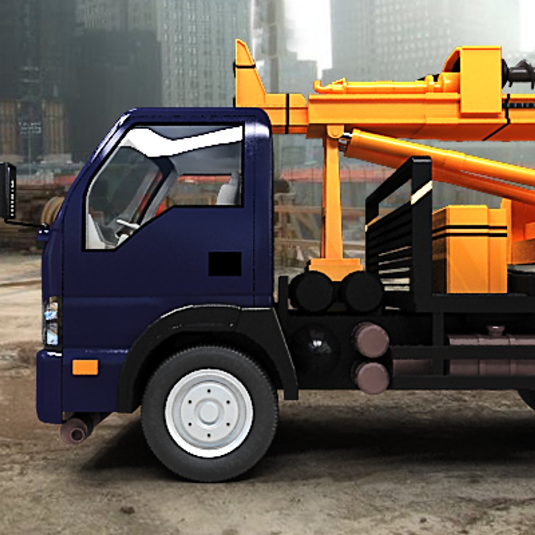 Machine Vehicle Boring Truck 3d Max