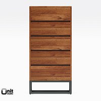 Logan Industrial 5-drawer Dresser by West Elm